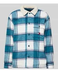 Tommy Hilfiger - Regular Fit Overhemdjack Met Knoopsluiting, Model 'Check Sherpa' - Lyst