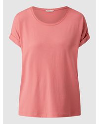 ONLY Shirt mit angeschnittenen Ärmeln Modell 'Moster' - Pink