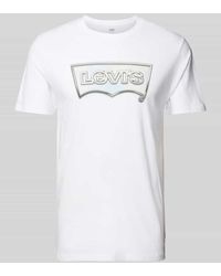 Levi's - T-Shirt mit Label-Print und Rundhalsausschnitt - Lyst
