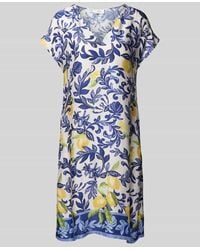 ROBE LÉGÈRE - Knielanges Kleid aus Viskose mit V-Ausschnitt - Lyst