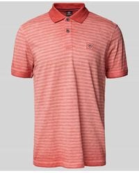 Lerros - Regular Fit Poloshirt mit Label-Detail Modell 'SLUB' - Lyst