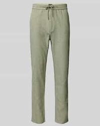 Scotch & Soda - Tapered Fit Stoffen Broek Met Tunnelkoord, Model 'Warren' - Lyst