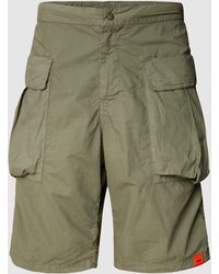 MSGM Wol Chino Shorts in het Naturel voor heren Heren Kleding voor voor Shorts voor Cargoshorts 