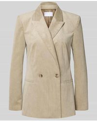 Jake*s - Regular Fit Blazer in Cord-Optik mit doppelter Knopfleiste - Lyst