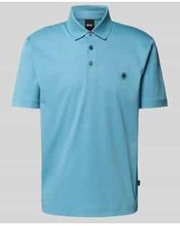 BOSS - Regular Fit Poloshirt Van Puur Katoen - Lyst