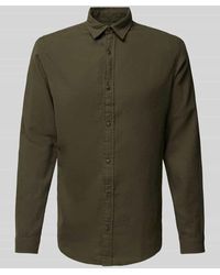 Jack & Jones - Regular Fit Freizeithemd Mit Kentkragen Modell 'Joshua' - Lyst