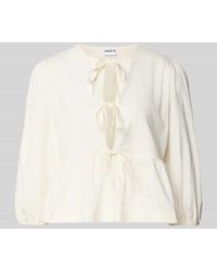 Jake*s - Slim Fit Bluse mit tiefem V-Ausschnitt - Lyst