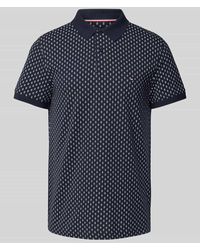 Tommy Hilfiger - Slim Fit Poloshirt mit Label-Stitchings Modell 'FLAG CUFF' - Lyst