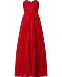 Luxuar Avondjurk Met Glittereffect - Rood