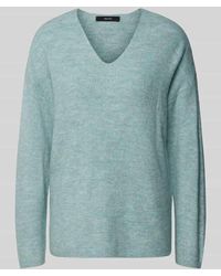 Vero Moda - Regular Fit Strickpullover in Melange Modell 'CREWLEFILLE' - Lyst