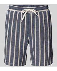 Jack & Jones - Regular Fit Shorts mit Strukturmuster Modell 'JAIDEN COBA' - Lyst