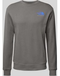 The North Face - Sweatshirt Met Labelprint - Lyst
