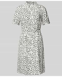 Vila - Knielanges T-Shirt-Kleid mit Umlegekragen Modell 'paya' - Lyst