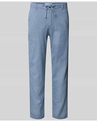 SELECTED - Slim Tapered Fit Hose mit Tunnelzug Modell 'Brody' - Lyst