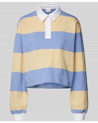 P&C* curated by Veronika Heilbrunner - Jersey-Polo mit Streifenmuster - Lyst