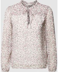 ONLY Blouse Met All-over Motief - Naturel