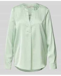 christian berg - Regular Fit Blouse Met Tuniekkraag - Lyst