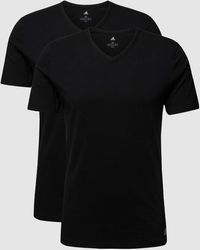 adidas - T-Shirt mit Label-Print im 2er-Pack - Lyst