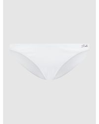 Karl Lagerfeld Bikini-Hose mit Logo - Weiß