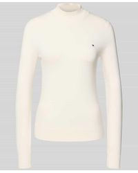 Tommy Hilfiger - Regular Fit Pullover aus Baumwoll-Mix - Lyst