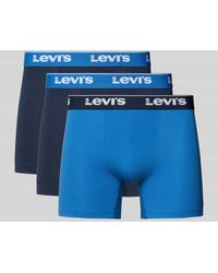 Levi's - Trunks mit Logo-Stitching Modell 'Repeat' im 3er-Pack - Lyst