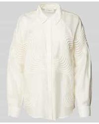 Copenhagen Muse - Regular Fit Blouse Met Structuurmotief - Lyst