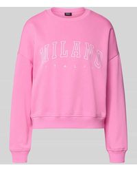 ONLY - Oversized Sweatshirt aus Baumwoll-Mix Modell 'SWEAT LIFE' - Lyst