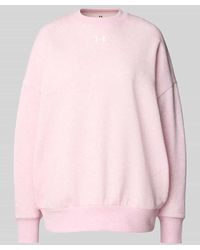 Under Armour - Oversized Sweatshirt mit Label-Print - Lyst
