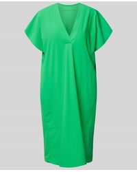 RAFFAELLO ROSSI - Knielanges Kleid mit V-Ausschnitt Modell 'JOYCE' - Lyst