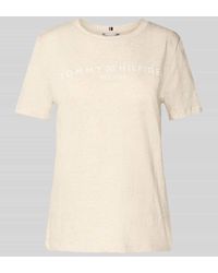 Tommy Hilfiger - Regular Fit T-Shirt aus reiner Baumwolle - Lyst
