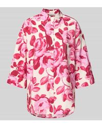 MSCH Copenhagen - Regular Fit Bluse mit 3/4-Arm Modell 'Edrina' - Lyst