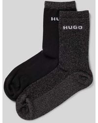 HUGO - Socken aus Baumwoll-Mix im 2er-Pack Modell 'SHINY' - Lyst