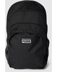 PUMA Rugzak Met Labelpatch, Model ' Academy Backpack' - Zwart