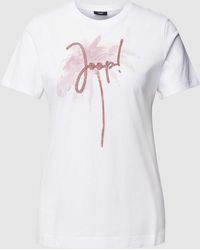 Joop! - T-Shirt mit Label-Stitching - Lyst