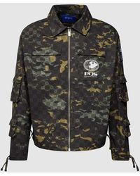 Pequs - Jacke mit Camouflage-Muster Modell 'Aether Camo' - Lyst