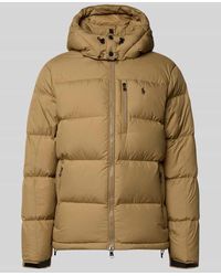 Polo Ralph Lauren - Daunenjacke mit Logo-Stitching - Lyst