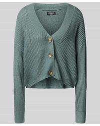 ONLY - Regular Fit Strickjacke mit überschnittenen Schultern MODELL 'CAROL' - Lyst