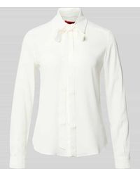 MAX&Co. - Regular Fit Hemdbluse mit Seidenanteil Modell 'ATENEO' - Lyst