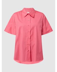 Seidensticker Oversized Bluse mit Stretch-Anteil - Pink