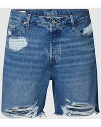 Levi's - PLUS SIZE Jeansshorts im Used-Look Modell 'PLUS 501' - Lyst