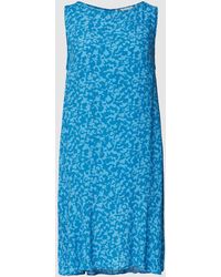 Tom Tailor - Mini-jurk Met All-over Motief Van Pure Viscose - Lyst