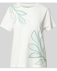 Tom Tailor - T-Shirt mit Motiv-Print und -Stitching - Lyst