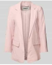 ONLY - Loose Fit Blazer Met Oprolbare Mouwen - Lyst