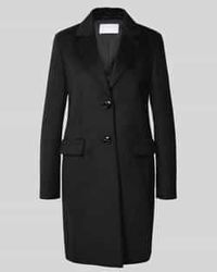 Jake*s - Regular Fit Lange Jas Met Lanawol En Reverskraag - Lyst