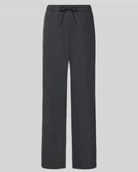 Opus - Stoffen Broek Met Elastische Band Model 'Melane' - Lyst