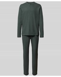 Schiesser - Relaxed Fit Pyjama mit Knopfleiste - Lyst
