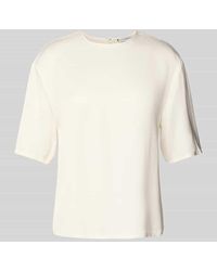 Tommy Hilfiger - Relaxed Fit Bluse aus Satin - Lyst