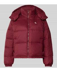 Calvin Klein - Regular Fit Steppjacke mit Logo-Print Modell 'Midweight' - Lyst