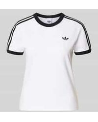 adidas Originals - Slim Fit T-Shirt Van Katoenmix - Lyst