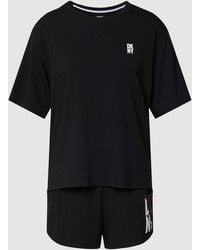 DKNY - T-Shirt mit Label-Print - Lyst